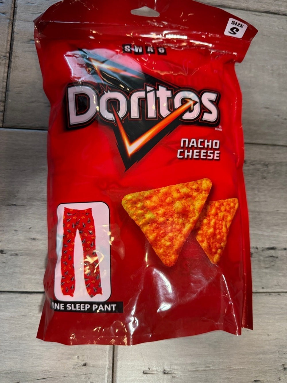 NWT Doritos Nacho Cheese Novelty Sleep Pants - Red